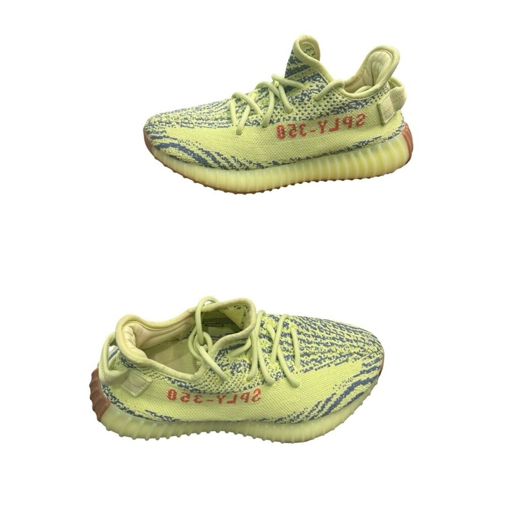 adidas Yeezy Boost 350 V2 Semi Frozen Yellow B37572 Mens 6.5 OG Box